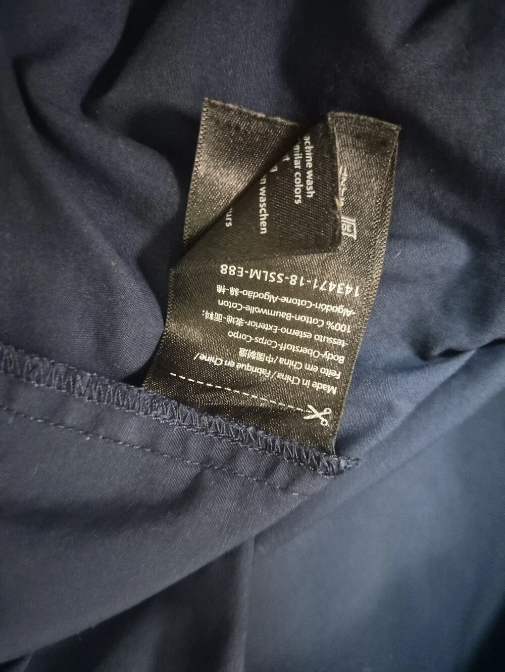 Scotch & Soda Maison Scotch Navy Cotton Mini Dress (Size XS)